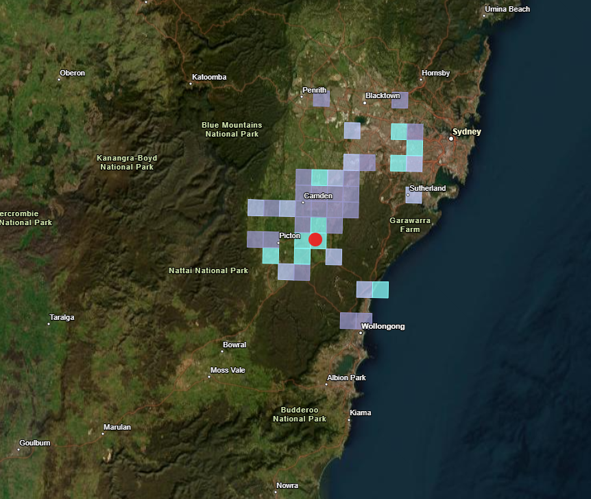 Did you feel the Earth move?
We've detected an #earthquake with a preliminary magnitude of 3.5 at 2.53pm in Appin, NSW. Complete a felt report 👉 bit.ly/4mw7bi1