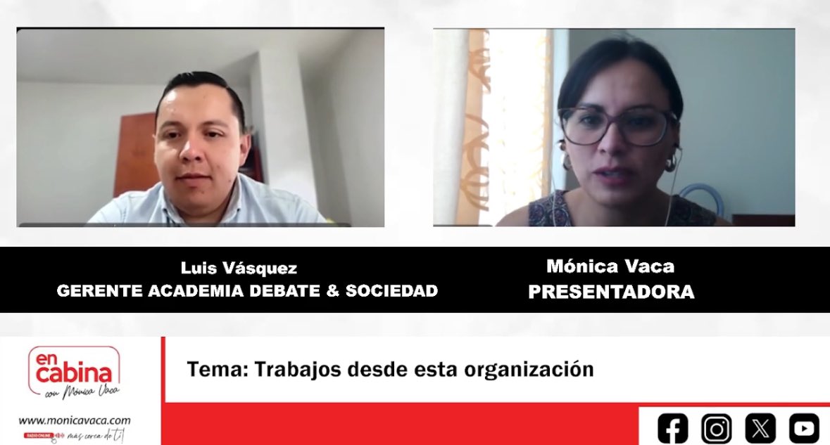 Luis A Vásquez R. (@luchovasquezr94) on Twitter photo Los temas que se trataron en la entrevista de esta tarde en la que representé a <a href="/academia_ds/">Academia_Debate_Sociedad</a> fueron los siguientes:
🟡Consultoría Jurídica en Derecho Constitucional, Penal, Empresarial y Propiedad Intelectual.
🔵Capacitaciones: Derecho e Inteligencia Artificial, Derecho al Los temas que se trataron en la entrevista de esta tarde en la que representé a <a href="/academia_ds/">Academia_Debate_Sociedad</a> fueron los siguientes:
🟡Consultoría Jurídica en Derecho Constitucional, Penal, Empresarial y Propiedad Intelectual.
🔵Capacitaciones: Derecho e Inteligencia Artificial, Derecho al