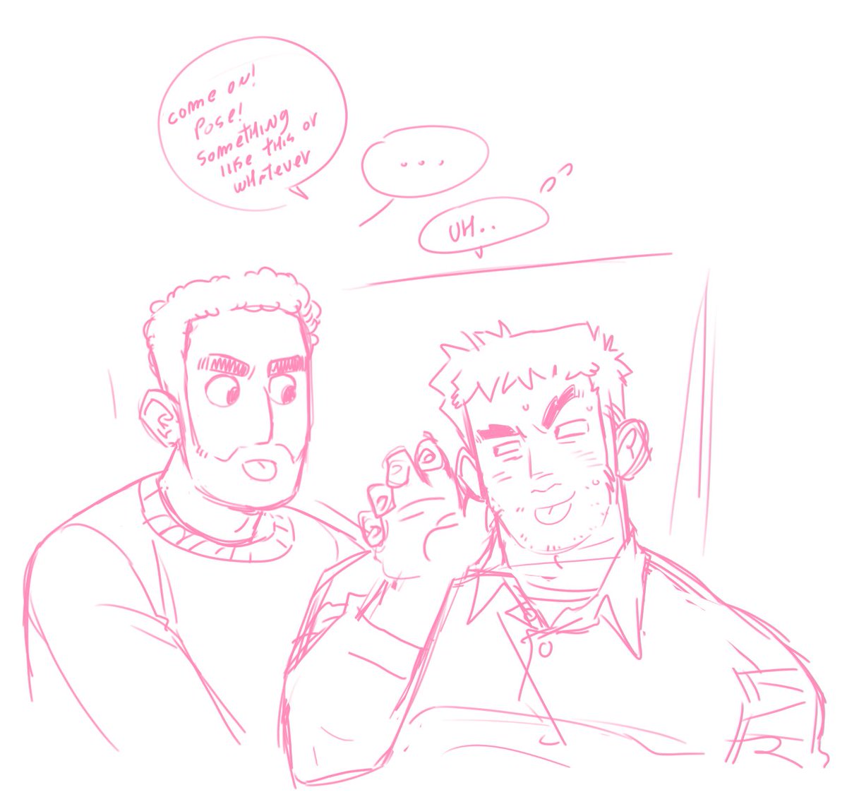 Did i dreamt about drawing my old hyperfixation referencing my newest hyperfixation.. yeah it seems like i did