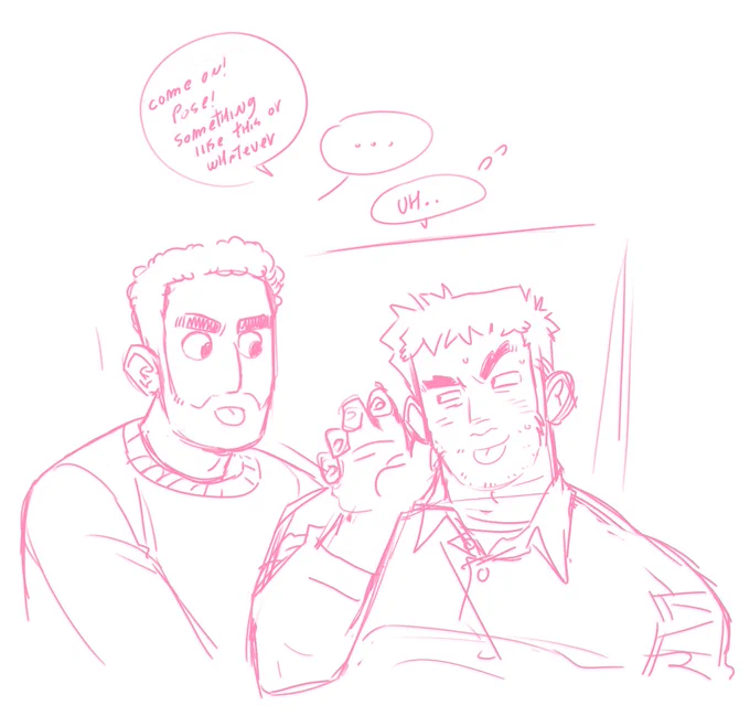 Did i dreamt about drawing my old hyperfixation referencing my newest hyperfixation.. yeah it seems like i did 