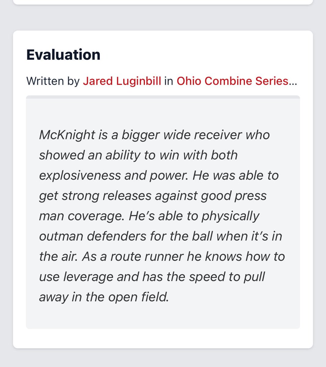 Big thanks to <a href="/JaredLuginbill/">Jared Luginbill</a> and <a href="/PrepRedzoneOH/">Prep Redzone Ohio</a> for the article!