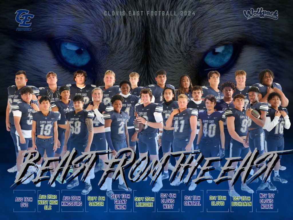 Proud of our Timberwolves seniors as they walk the stage tonight—your legacy is locked in.

The work, the sacrifice, the brotherhood—you lived it. You led by example and set the tone for what it means to wear that Clovis East uniform.

Now it’s time to take everything this game
