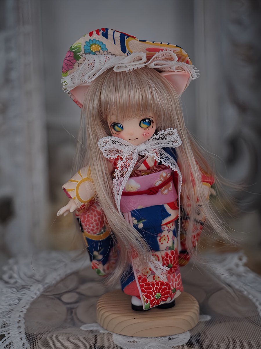 lapisさまにお納めします💖
『雨降りだけど晴れ着にゃん🌸』の姉妹です。
可愛い晴れ着は華かんざし(<a href="/hanakanzashi53/">華かんざし</a>)さま。
アイはKatzeBlume(<a href="/katze_blume/">KatzeBlume</a>)月花パターン。
ヘッドはlarimar(<a href="/larimarworks/">Larimar</a>)さまのMimiちゃんです💖
どうぞよろしくお願いいたします。

#花かごの小部屋
#あいらぴ