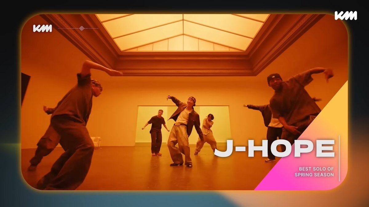 🏆Congratulations #JHOPE for winning "Best Solo of Spring Season" award at KM Chart 2025!

CONGRATULATIONS J-HOPE 
J-HOPE BEST SOLO OF SPRING SEASON
#SpringSeasonBestSolo_JHOPE