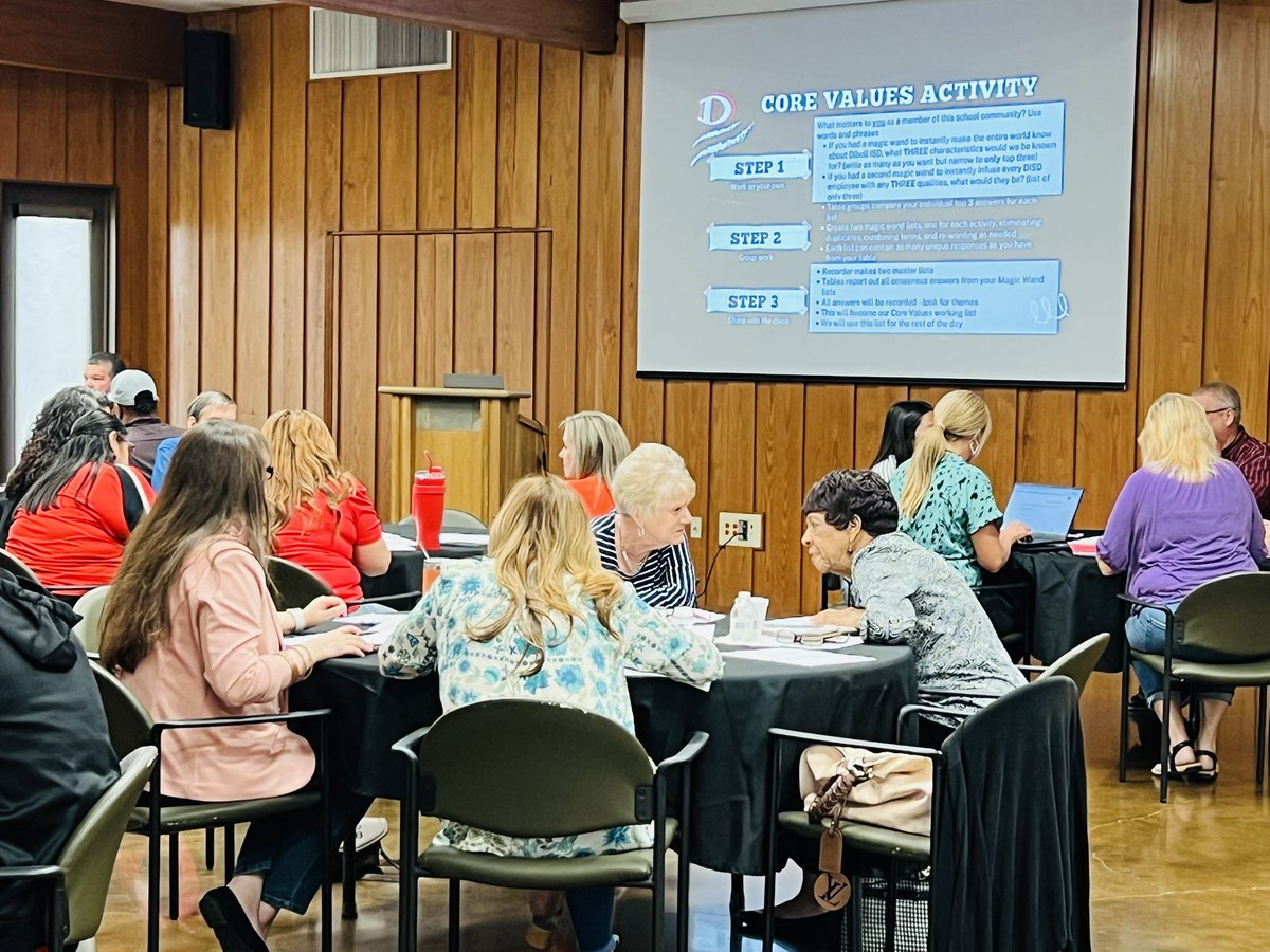 IgorGusyakov's tweet photo. Today was a milestone for Diboll ISD. Nearly 50 voices—ages 13 to 83—came together to help shape our Mission, Vision &amp; Core Values. Students, staff, city leaders &amp; more all in one room, united as Lumberjacks.
This is just the beginning.
#DibollLumberjacks #DibollISD https://t.co/sgSfvVLu9s