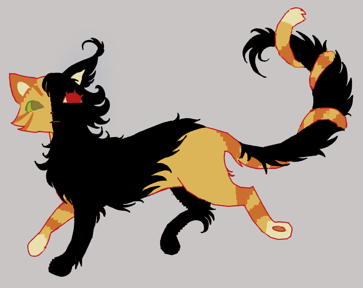 CEL240's tweet photo. moonpaw redesigned #warriorcats https://t.co/UIOG3CJwVC