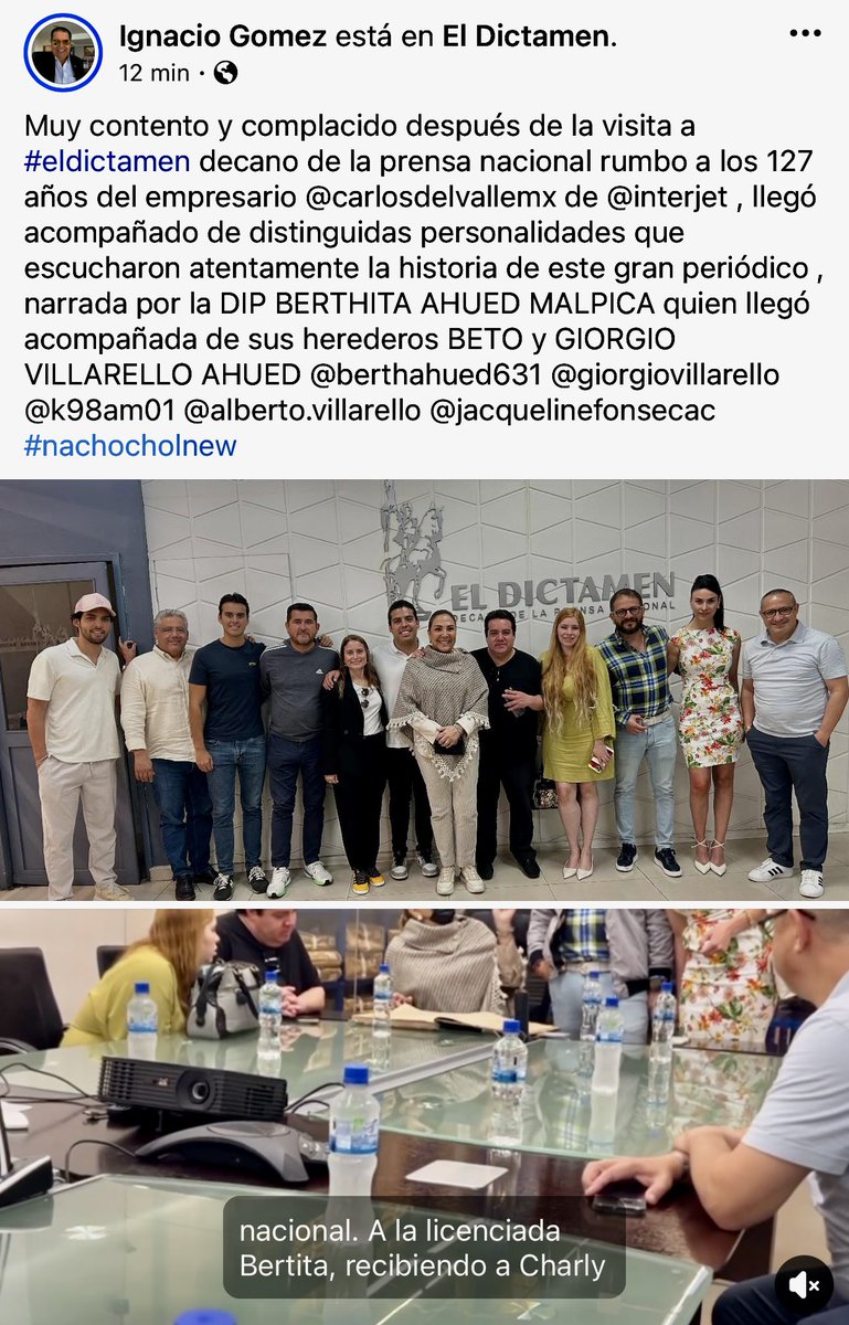 charliedelvalle's tweet image. Visitamos a nuestra amiga Bertha Ahued Malpica próxima Presidenta Municipal de Boca del Rio Veracruz para ofrecerle todo nuestro apoyo en su candidatura, sabemos y confiamos en su gran capacidad para gobernar #ElDictamen  🗞️ #BERTHAEsElCambio  #BocaDelRio 🥇 #Veracruz  @gordahued