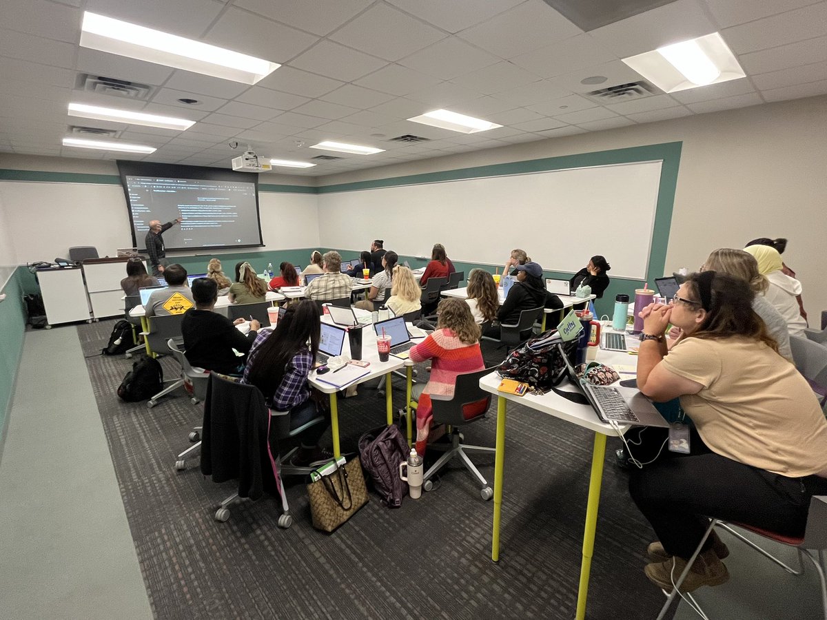 TeacherFlu's tweet image. What is critical thinking? How do we as provoke it? How can we build systems that support deep, meaningful learning? Loved tackling these questions w/ ES through HS teachers from across the district today in our Critical Thinking Cohort! Yes, we may have played with robots… haha