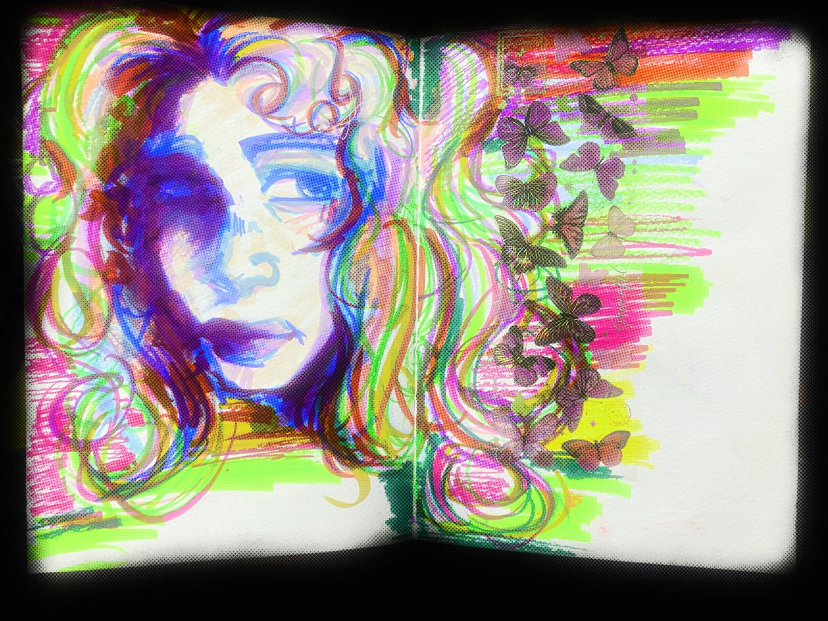 ArthursCowboy's tweet photo. was crunk off soju and lemon vodka when i produced this. this looks like my beautiful trans wife. I have no clue if twitter is even good for my kind of art.
#iwillnotdie #artist #transartist #traditionalart #autistic #weirdcore #schizo #meow https://t.co/5HHJdoVymm