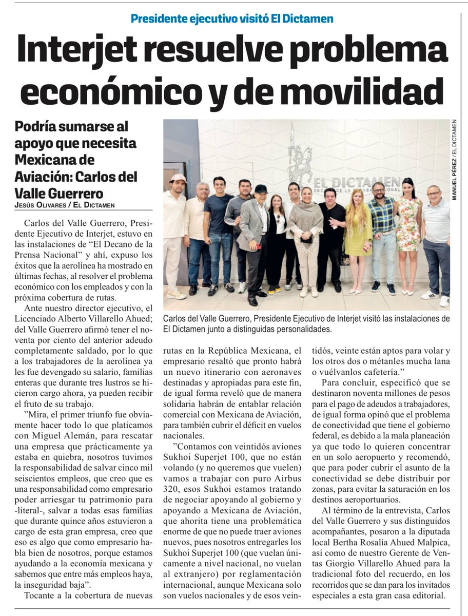 charliedelvalle's tweet image. #ElDictamen  🗞️ #Interjet ✈️ #BERTHAEsElCambio  📸 #BocaDelRio 🥇 #Veracruz 🇲🇽