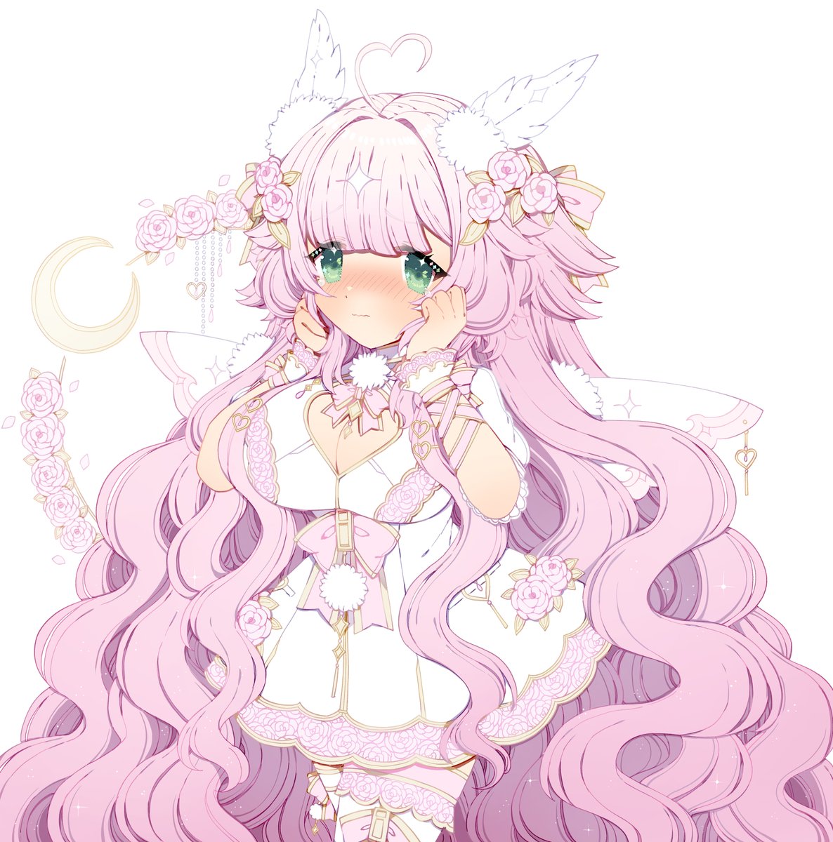 color sketch commission 🩷🌸 thank you 🩷🌸 #mothseum