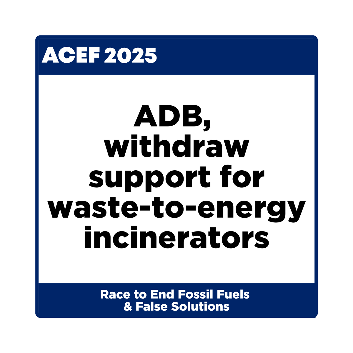 NGO Forum on ADB | #nofalsesolutions ✊ (@forum_adb) on Twitter photo 🚫 <a href="/ADB_HQ/">Asian Development Bank</a> must withdraw support for waste-to-energy incinerators!
Drop WTE from its Circular Economy framework and uphold global environmental and health agreements on toxic by-products.
Protect people and the planet from hazardous pollution. 🚫 <a href="/ADB_HQ/">Asian Development Bank</a> must withdraw support for waste-to-energy incinerators!
Drop WTE from its Circular Economy framework and uphold global environmental and health agreements on toxic by-products.
Protect people and the planet from hazardous pollution.