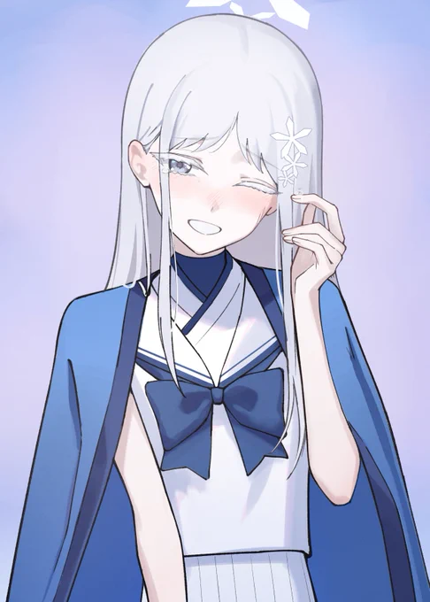 いつか見てみたい 心から笑うナグサの笑顔 #ブルアカ