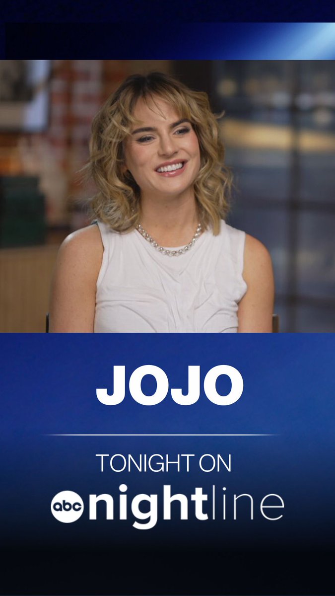 TONIGHT ON #NIGHTLINE: @iamJojo is back on tour with “Too Much to Say.
 
Now, she's 34 and long way from “Get Out (Leave).” She joins Nightline's @Ashan to talk about longevity in the industry, plus, what she has to say about the feud which held her back from creating new hits