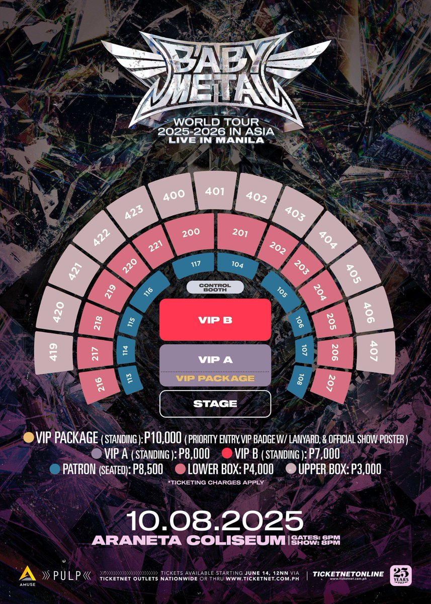 The Fox God has spoken– <a href="/BABYMETAL_JAPAN/">BABYMETAL</a> is coming to the Philippines!🤘 For the first time ever, the world-renowned kawaii-metal pioneers are unleashing their sonic storm, Pinoy metalheads have been waiting for. Mark your calendars for October 8, 2025, as they open the gates to