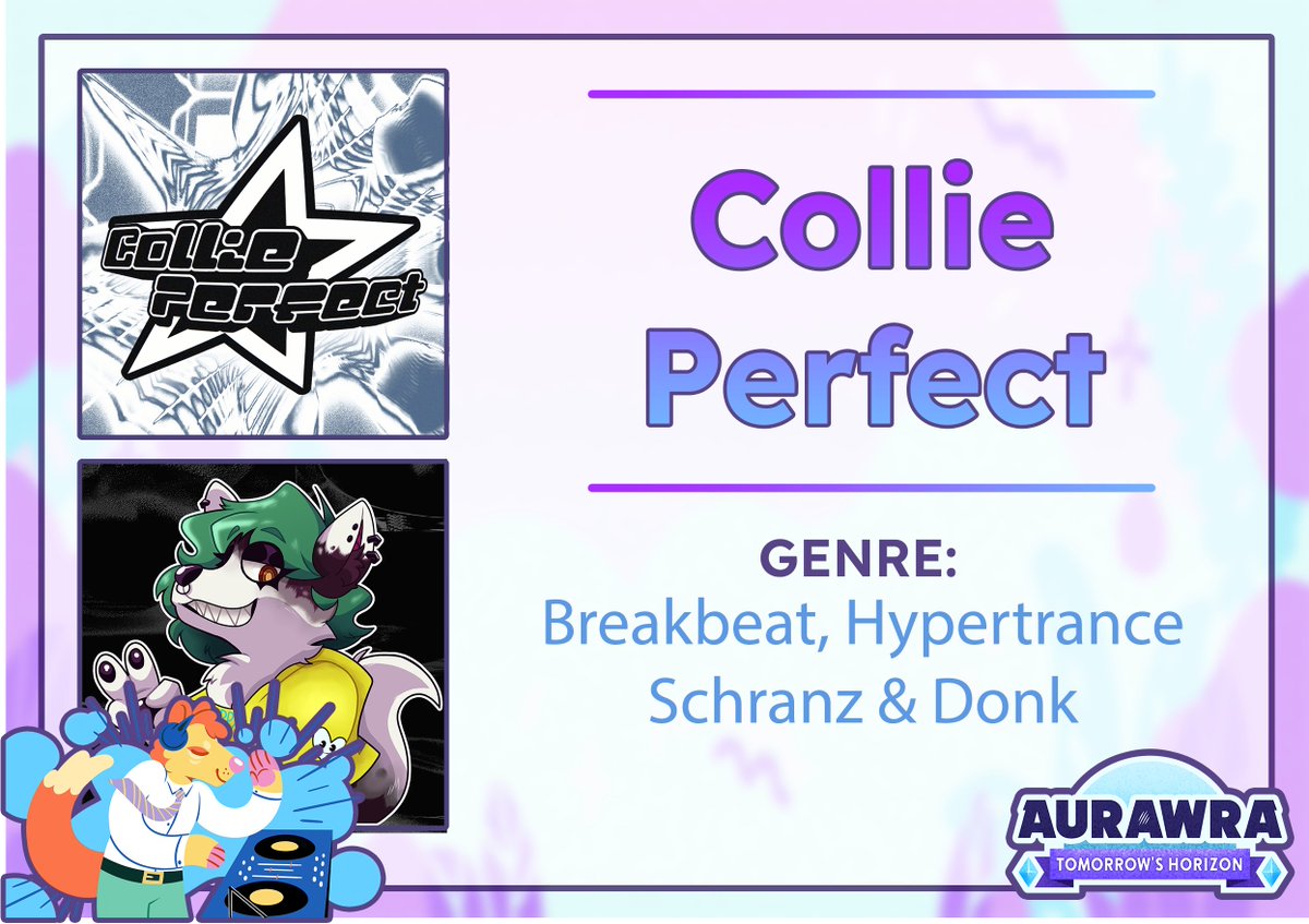Reports are in, our second B2B DJ is none other than <a href="/collieperfect/">collie perfect ✨</a> Bringing the hardcore Breakbeat, Hypertrance, Schrantz &amp; Donk for your Friday Night! 🐺 ❇️

We've got a killer set here folks!~