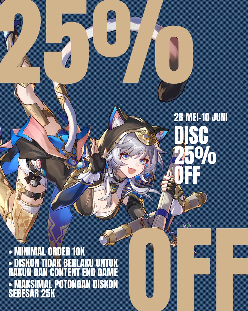 afponia's tweet image. ( any interaction are appreciated ♥︎!)

Haloo py ada diskon 25% untuk joki all content hsr! 

Make sure buat baca tnc nya di pict dan alt ♡

t. #jokihsr #zonauang