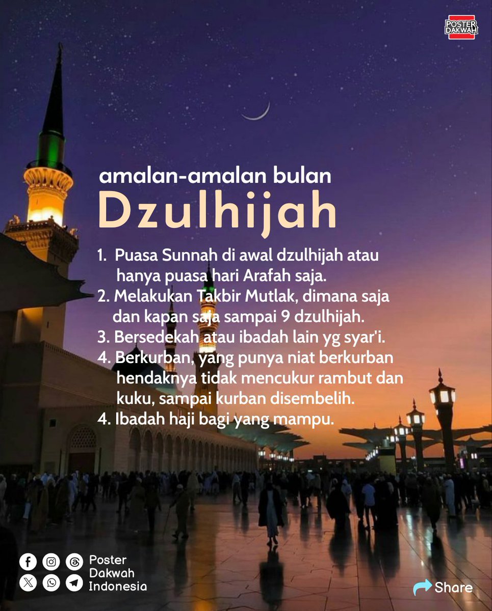 AMALAN-AMALAN BULAN DZULHIJAH

#amalshalih
#bulandzulhijah