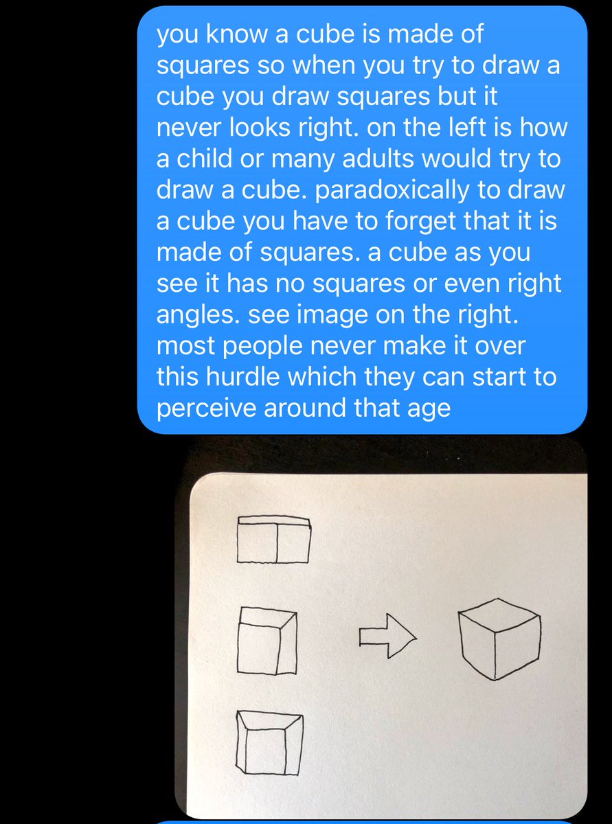 owenbroadcast's tweet image. someone told me their kid, around 10, has become sad that they cannot draw, and asked if i had any advice. 

i thought i would post this message in case anyone is experiencing something similar or could potentially face that problem. it also applies to adults who stopped drawing: