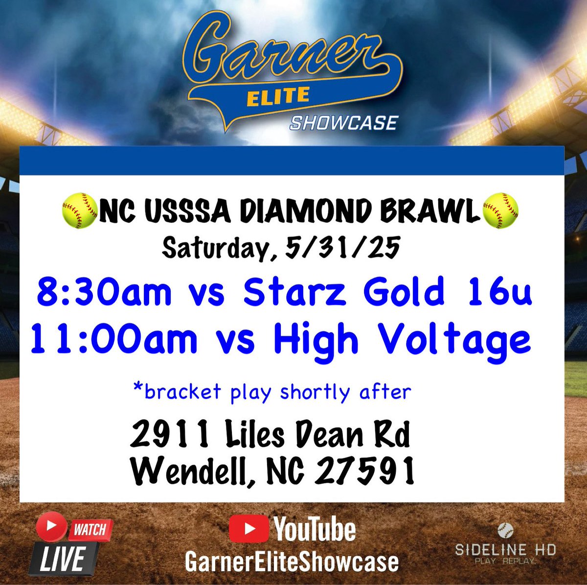 Starting our summer ball season this weekend! Getting in a couple warm up tourneys before showcase schedule starts June 21st💙🥎