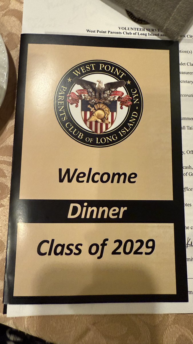 Jungkunst2025's tweet photo. West Point Welcome Dinner for #Classof2029 cadets in my region hosted by the parents club. Fun night learning about what’s to come during my 47 month journey at West Point. Countdown to R-Day @WestPoint_USMA
@ArmyWP_WSoccer
Let’s get to work 🇺🇸 #Grateful #NeverForgetUs #OnToTheNext #GoArmyBeatNavy
@GoArmyWestPoint @DeanUsma
#GoArmyBeatNavy #DutyHonorCountry #BlackKnights #WestPoint #Army
@TracyChao1 @tori_ball @Coach_JWoods @GAcademyLeague @LISoccerClub @LIRoughRiders #LISCGA07 @WestPoint_USMA #rememberus #Rememberme
#BeAPlayerNotAPosition #Playmaker #ImpactPlayer #Motivate
#Classof2025 @LISoccerClub @GAcademyLeague #GATalentID #20232024NewsdayTop100⚽️ #20232024AllLeague
#2023KMHSMVP #GATeamRep #NationalHonorSociety @KbergAthletics #Captain @Kellenberg
@TopPreps @ImYouthSoccer @ImCollegeSoccer @SunilSportsNews @joseant1890 @YAthletesF @TAProfileAPP @thecoachstrayer @TRCPodcast_ @SSN_NCAASoccer @UWAA_United @NewsdayHSsports @PrepSoccer @CoastRecruits @athleteprotocol @CoachSalvaa
@SSN_NCAASoccer @LIRoughRiders @Kellenberg @mattsmithsoccer @onlyGplatform @SSN_NCAASoccer @TopDrawerSoccer @statsports @Sports_Recruits @onlyGplatform @_BallerMedia @KbergAthletics @NCAASoccer @USArmy @WPAOG @DeanUsma @WestPoint_USMA @SSN_Army @SPORTSxEDITS