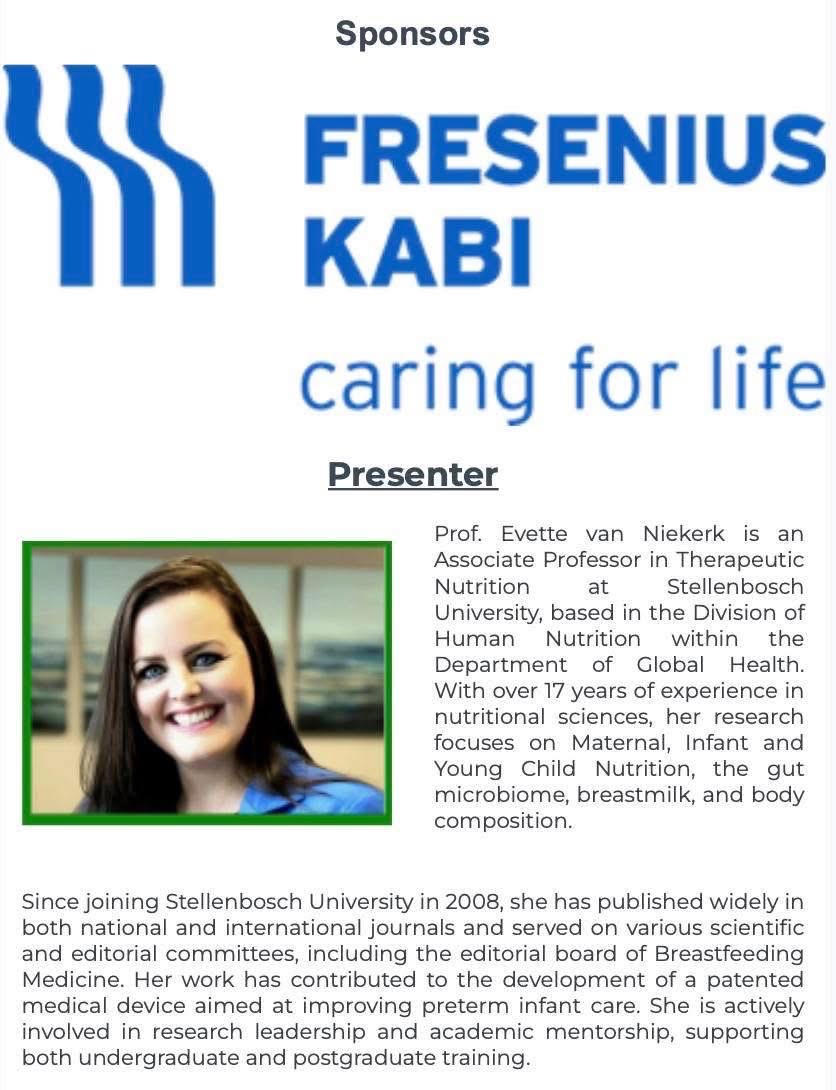 1 Day to go! Don’t Miss This Week’s PM Ward Round with Prof Evette van Niekerk

When: Thursday, 29 May 2025 | Time: 17:45 

Join us for a powerful case study that explores the challenges and strategies in neonatal critical care nutrition.