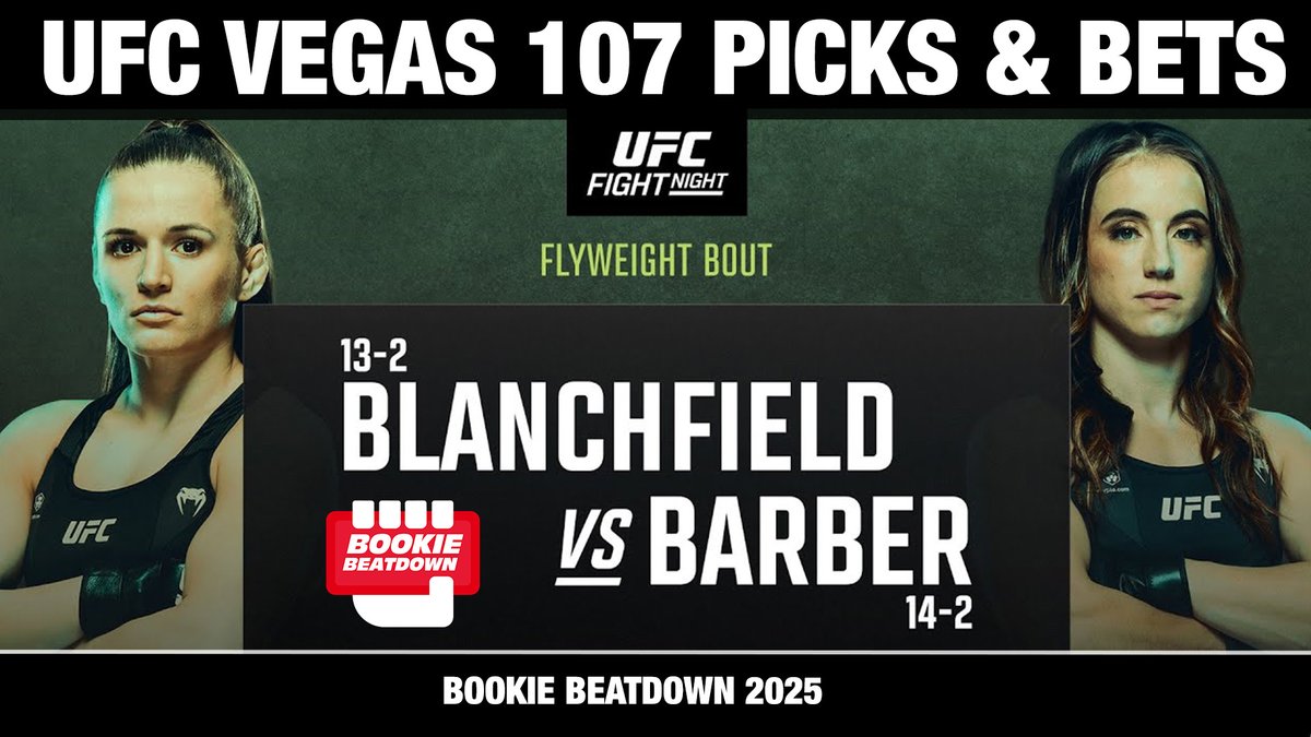 UFC Vegas 107: Blanchfield vs Barber Picks, Preview &amp; Bets

youtu.be/n2BRUrYES5Y