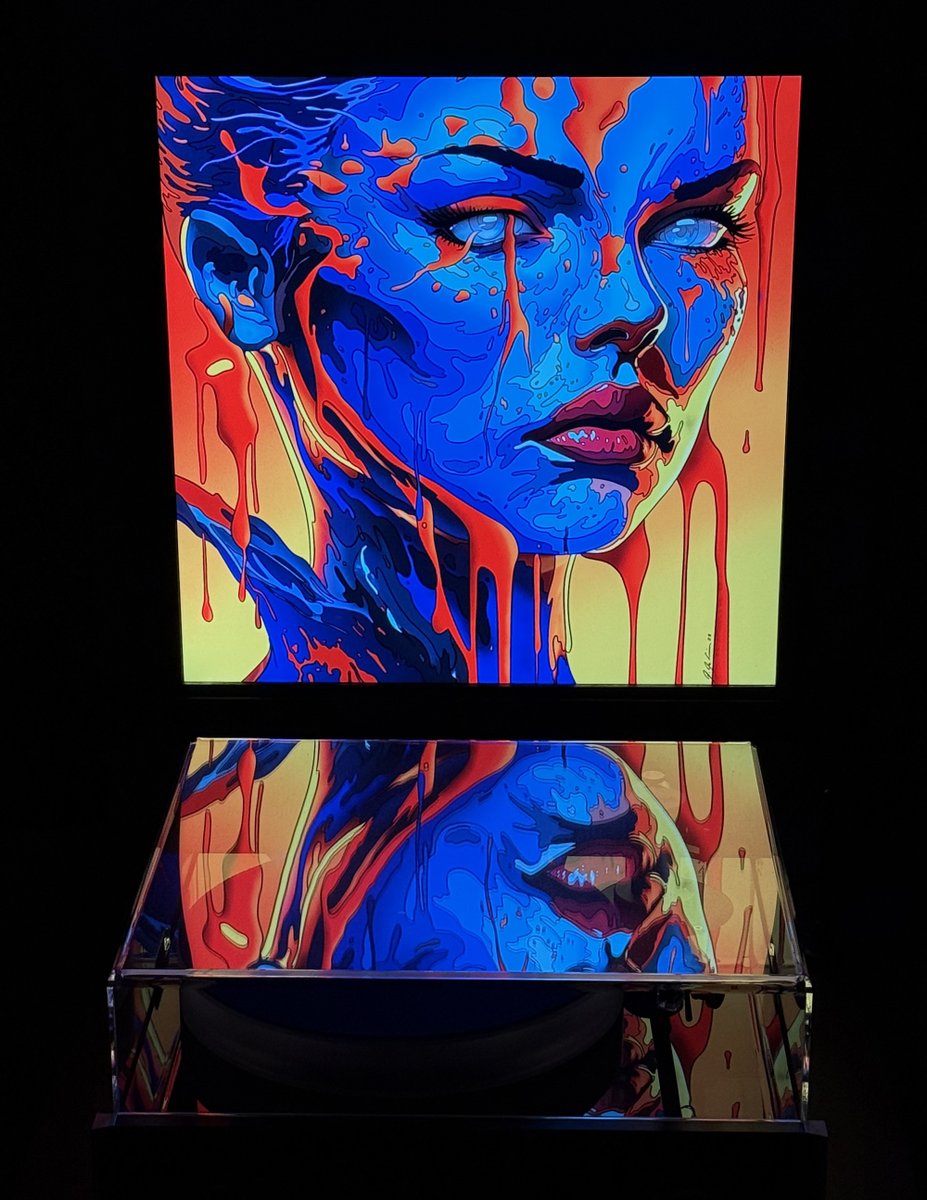 MoDA (@mymoda_io) on Twitter photo Look at this beauty. I turned the lights off to head to bed & caught <a href="/Dario_Desiena/">Dario De Siena - 💎🫵😹🐸</a>'s art on the <a href="/infiniteobjects/">Infinite Objects</a> XXL via <a href="/whitewallsapp/">White Walls</a> as it reflects perfectly on my turntable. GN Look at this beauty. I turned the lights off to head to bed & caught <a href="/Dario_Desiena/">Dario De Siena - 💎🫵😹🐸</a>'s art on the <a href="/infiniteobjects/">Infinite Objects</a> XXL via <a href="/whitewallsapp/">White Walls</a> as it reflects perfectly on my turntable. GN