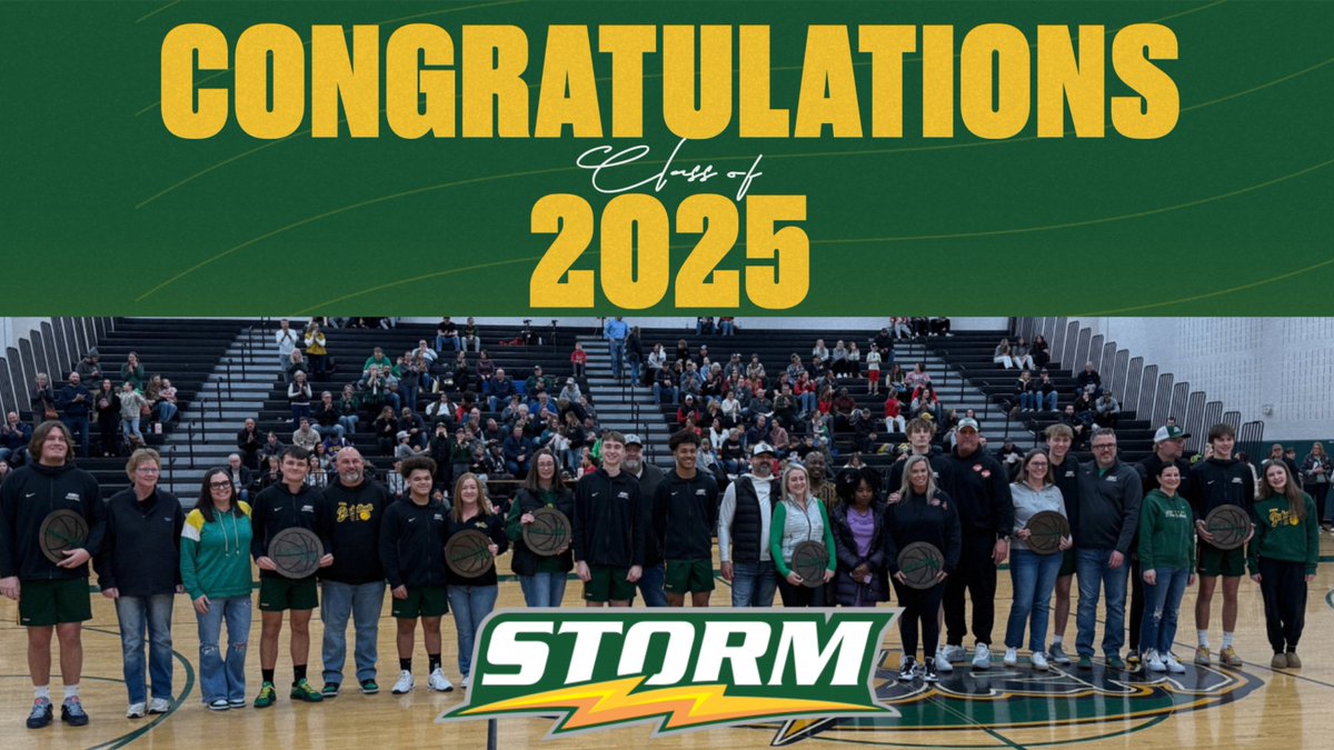Congratulations Class of 2025! 

#GoStorm🌩️
