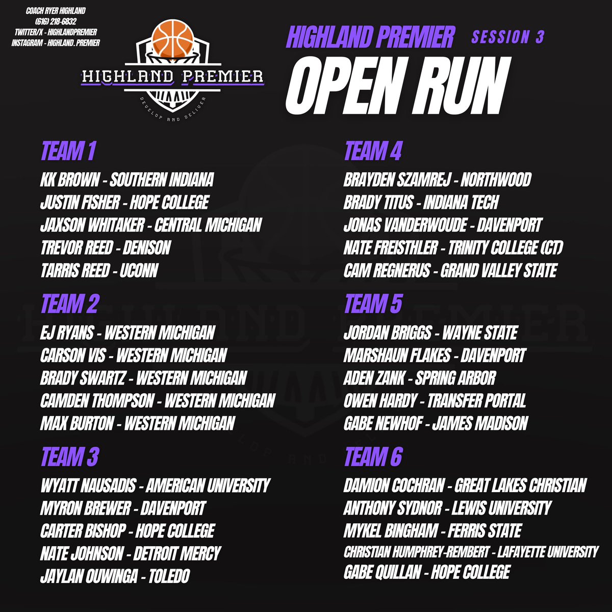 HighlandPremier's tweet image. Session 3 Champs 🏆

Team 2 took down Team 5 in the championship game tonight. Many teams had a chance of the ship tonight, but fell just short in another great run!