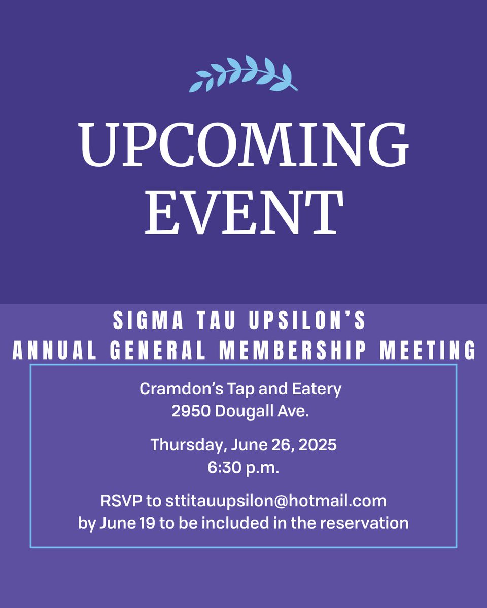 Sigma - Tau Upsilon Chapter (@tauupsilon) on Twitter photo 