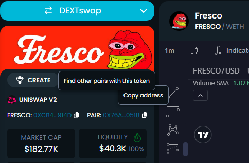 Thanks for updating us <a href="/DEXToolsApp/">DEXTools</a> 

feELiN FrEsCo