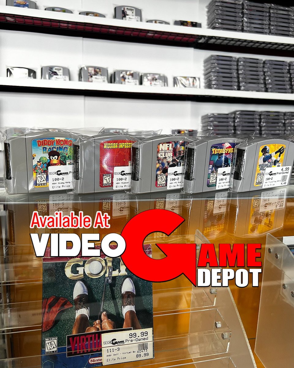VGDAk's tweet photo. #Nintendo64 games just in!
🎮
Can’t make it to our store? Order online 24/7 at https://t.co/stWkAuxImA we ship worldwide!
🕹️
Game On!
#VideoGameDepot
👾
#VGDhasitall #GameStore #VGD #VGDAK @NintendoAmerica https://t.co/QodiCjxf3H