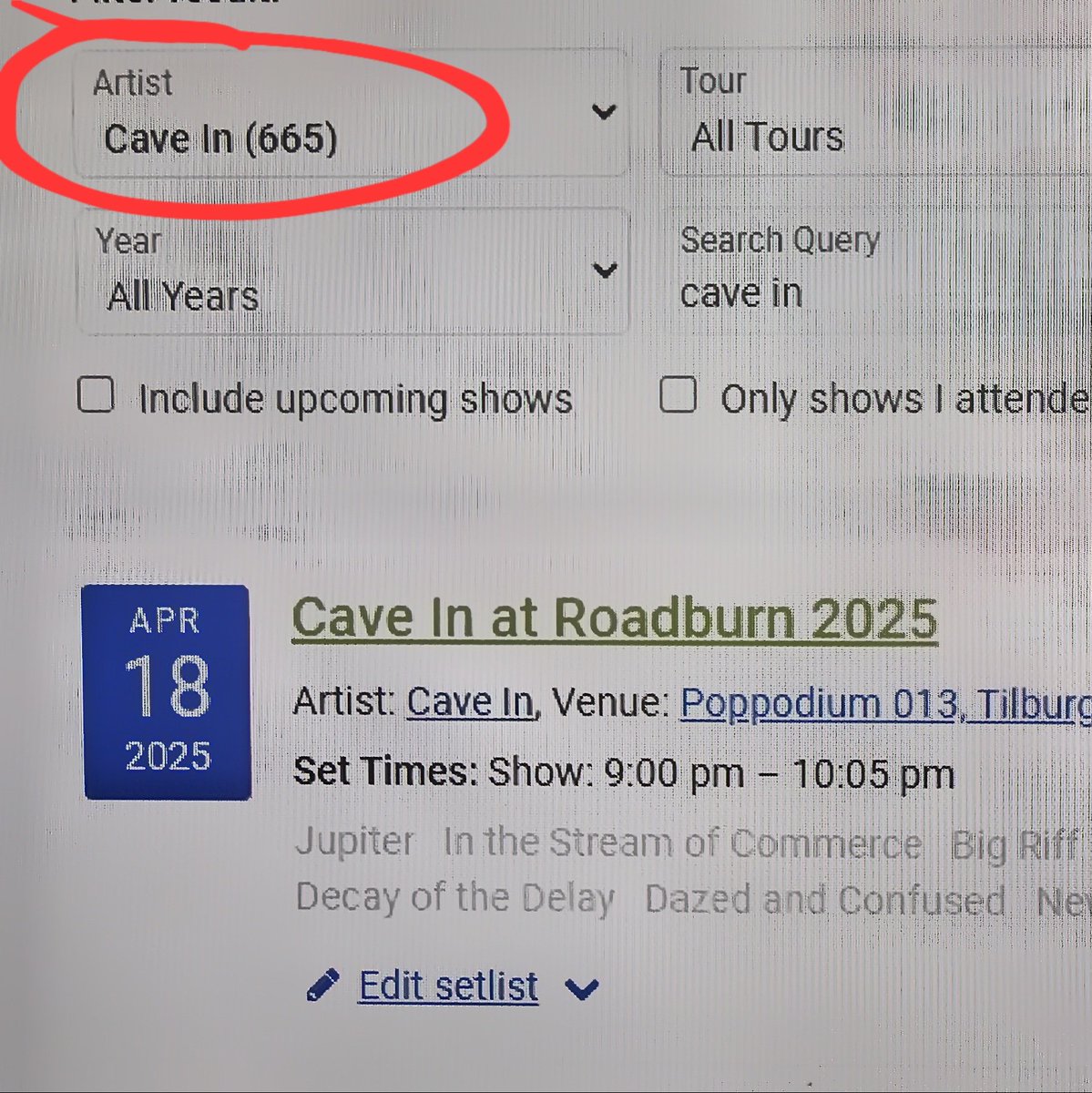 The next <a href="/cave_in_boston/">CAVE IN</a> show should be pretty brutal