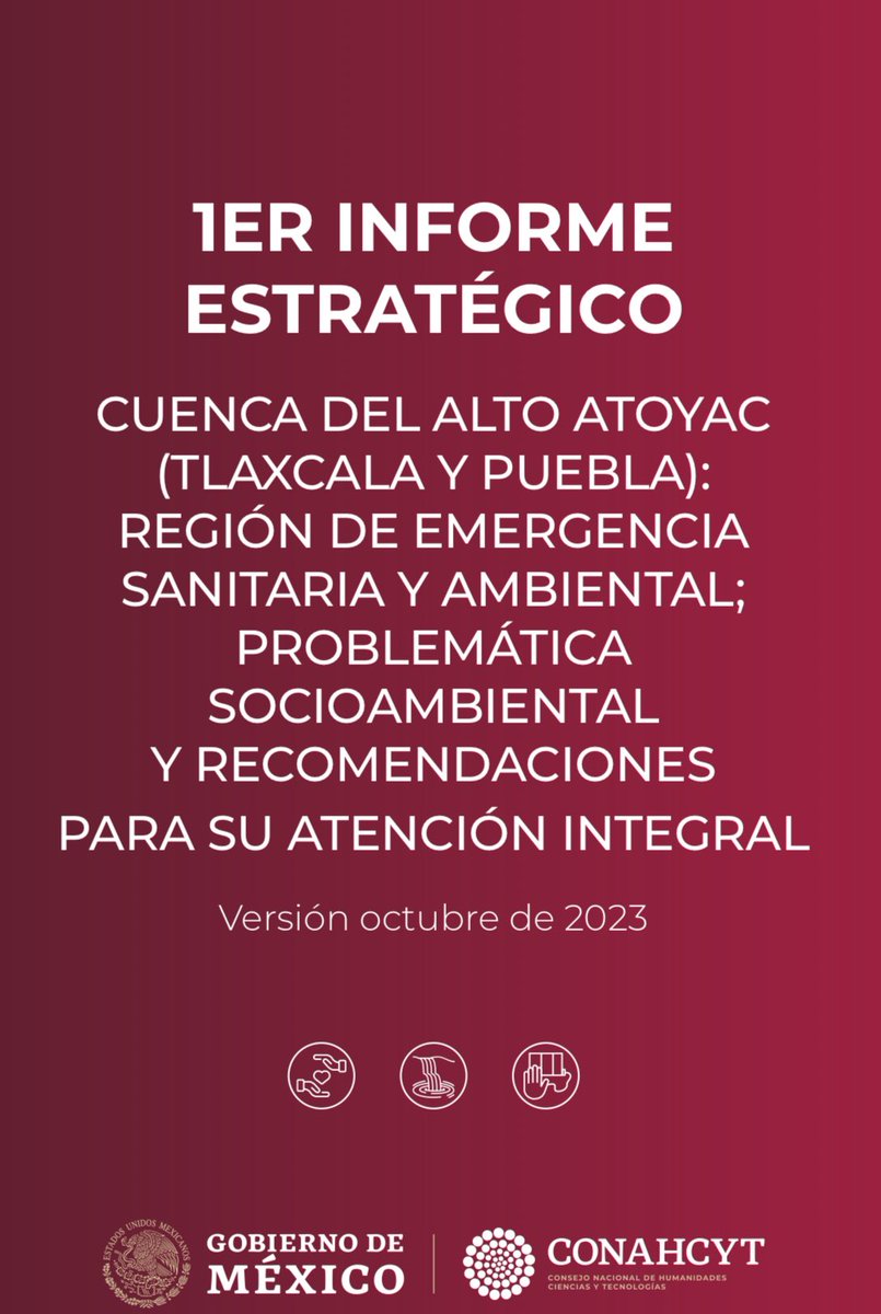 Investigación e Incidencia Transdisciplinaria (@siit2025) on Twitter photo Durante la inauguración del <a href="/SIIT2025/">Investigación e Incidencia Transdisciplinaria</a> compartimos testimonios y evidencias científicas sobre la emergencia sanitaria y ambiental en la Cuenca del Alto Atoyac ☢️.
Descarga el informe estratégico de CONAHCYT para conocer más sobre esta problemática 👉🏼 cdn.conahcyt.mx/enis/toxicolog… Durante la inauguración del <a href="/SIIT2025/">Investigación e Incidencia Transdisciplinaria</a> compartimos testimonios y evidencias científicas sobre la emergencia sanitaria y ambiental en la Cuenca del Alto Atoyac ☢️.
Descarga el informe estratégico de CONAHCYT para conocer más sobre esta problemática 👉🏼 cdn.conahcyt.mx/enis/toxicolog…
