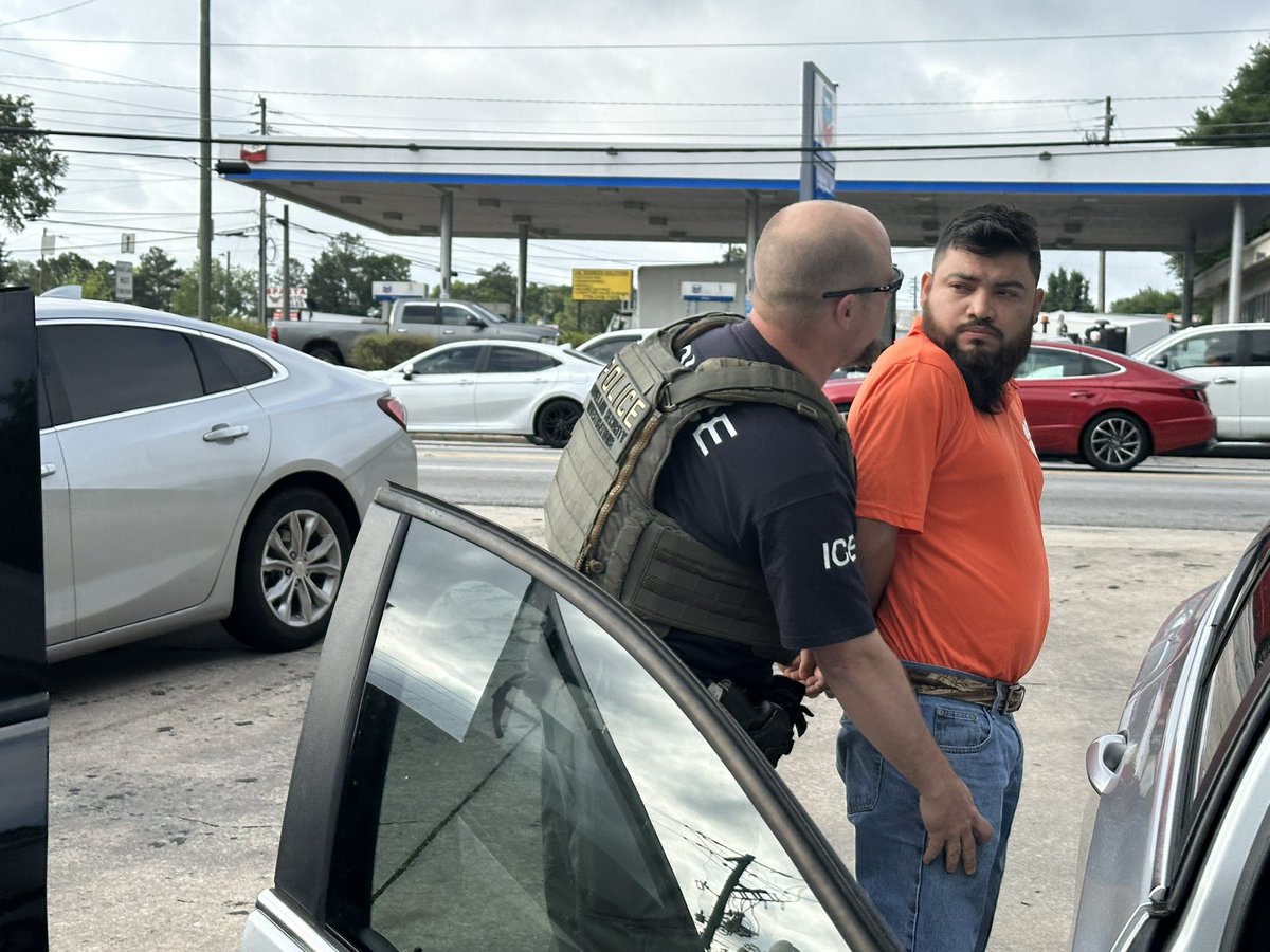EROAtlanta's tweet image. ICE officers in Atlanta arrested a previously deported Mexican illegal alien with pending criminal charges. Another win for public safety.