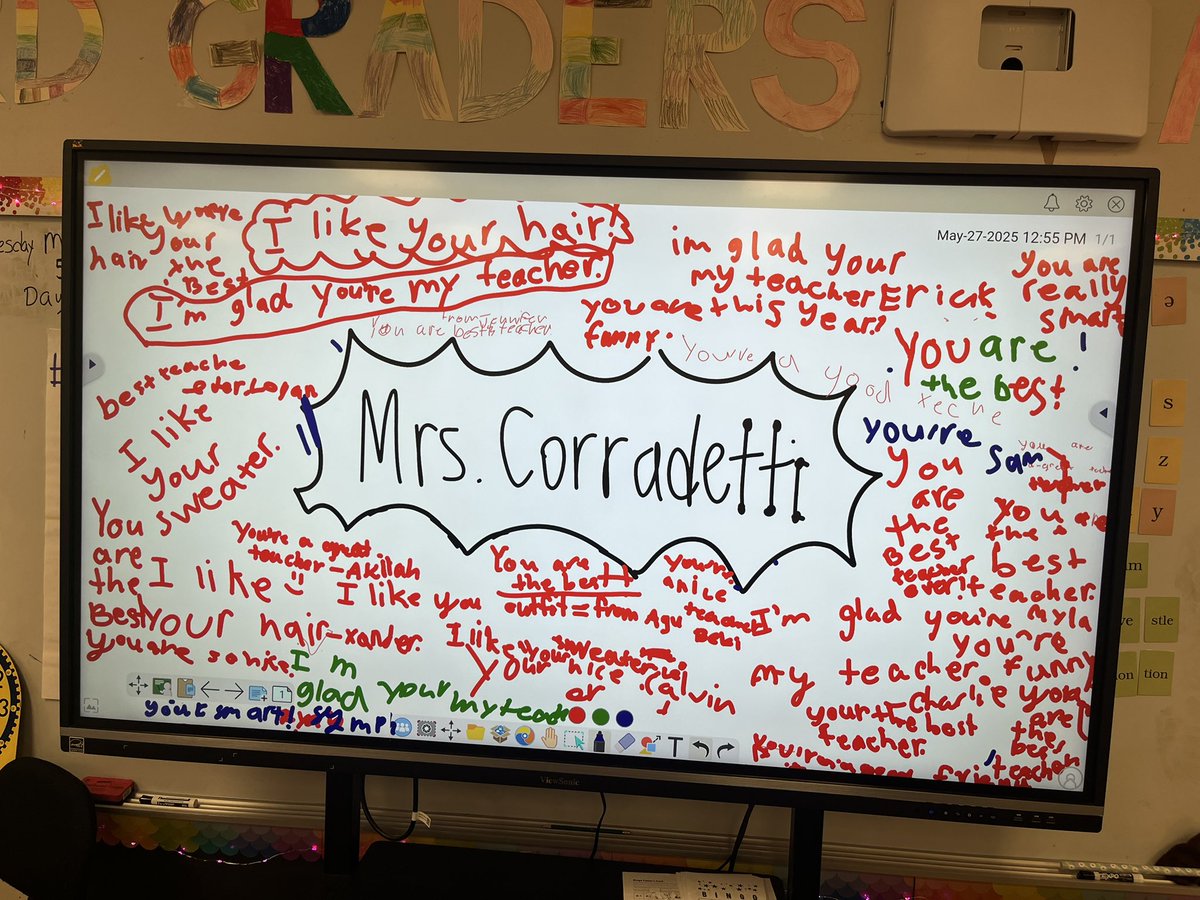 For K- Kindness day on the ABC countdown, Ss made compli-mats and wrote kind things about each other. My 3rd graders asked if they could make one for me too. Here’s the result- a board filled with 🩷🩷 #bestclass #spreadkindness #ABCcountdown <a href="/OakPark_NPSD/">Oak Park Elementary School</a>