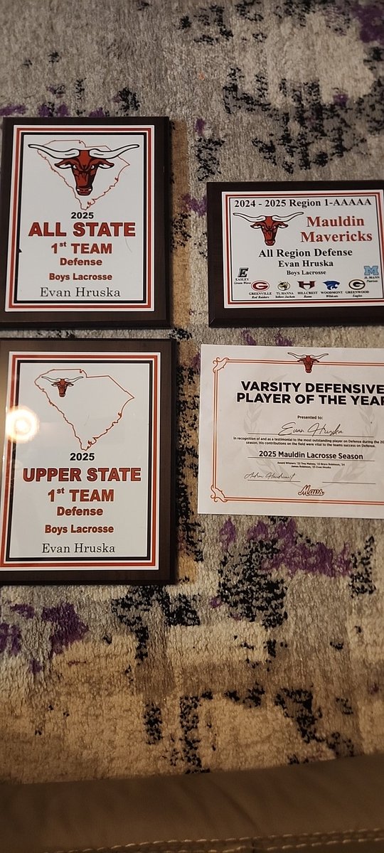 EvanHruska26's tweet photo. Thank you coaches for helping me reach my goals this year. Much more to come! @Mauldin_Athl https://t.co/HQzE4apHL3