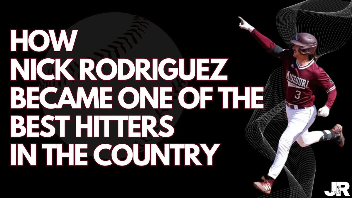Jay Recher (@jayrecher) on Twitter photo How Nick Rodriguez Became One Of The Best Hitters In The Country
From <a href="/JesuitBaseball/">Jesuit Baseball</a> to <a href="/MoStateBSB/">Missouri State Baseball</a> , it's been quite a journey for <a href="/nickrodriguez34/">Nick Rodriguez</a>
Great to sit down with Nick on today's show and discuss it all!
#Tiger #CollegeBaseball
youtube.com/watch?v=_eiQl9… How Nick Rodriguez Became One Of The Best Hitters In The Country
From <a href="/JesuitBaseball/">Jesuit Baseball</a> to <a href="/MoStateBSB/">Missouri State Baseball</a> , it's been quite a journey for <a href="/nickrodriguez34/">Nick Rodriguez</a>
Great to sit down with Nick on today's show and discuss it all!
#Tiger #CollegeBaseball
youtube.com/watch?v=_eiQl9…