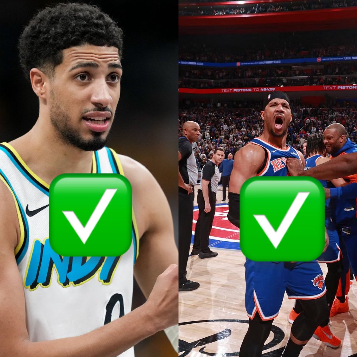 $200 to someone that likes / RTs ❤️💰SWEEPPP THE BOARDDDDD 🧹🧹✅✅

Josh Hart Over 16.5 PR {5🌟} {NYK}✅
Tyrese Halliburton Over 8.5 AST {5🌟}✅

The play of the day + my most confident lock.

JOIN THE DUB CLUB FOR MORE FREE 👇
dubclub.win/r/p/pri-mmjqk/…