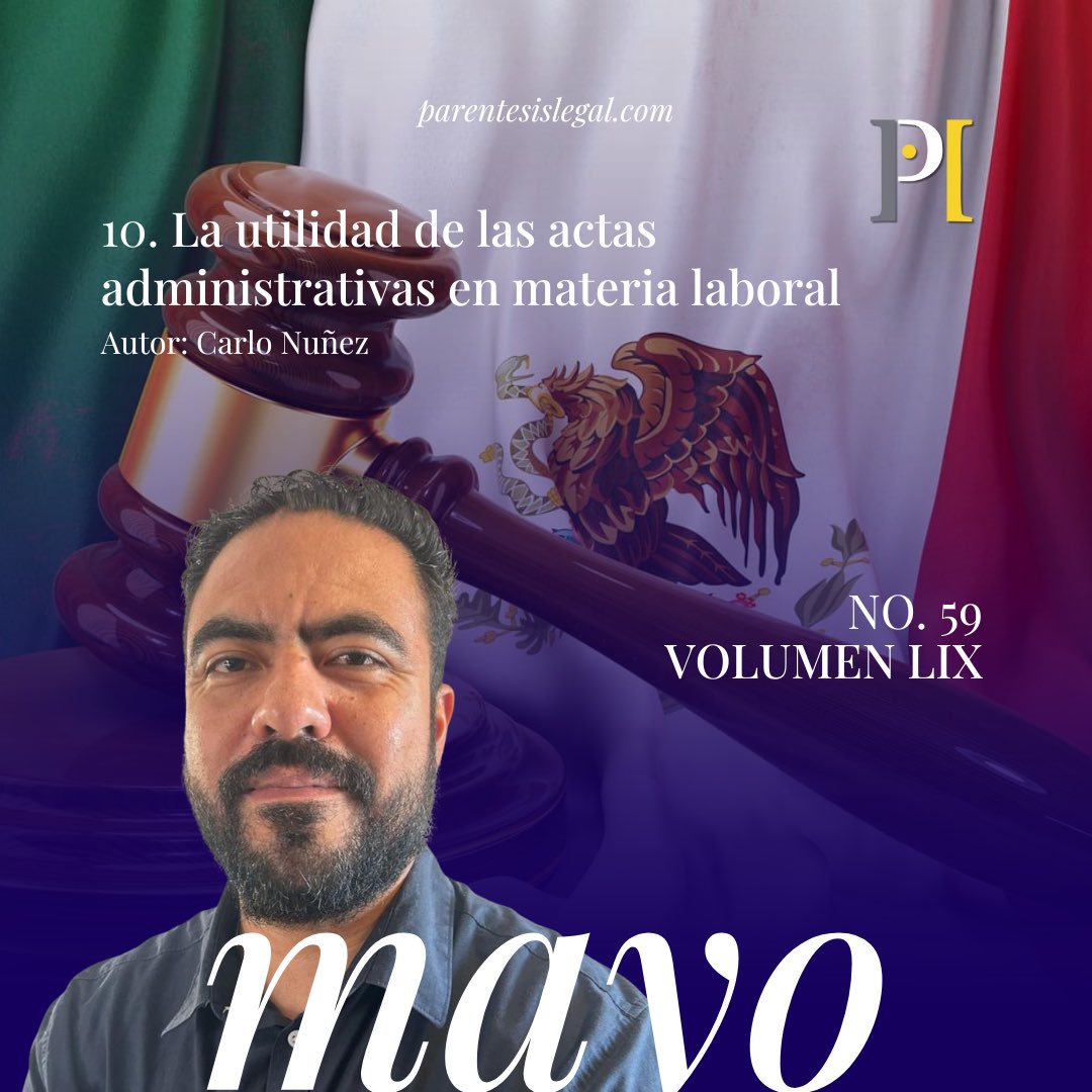 📄 En la relación laboral, las actas administrativas no solo sancionan: documentan, previenen y dan certeza.
¿Sabes cómo redactarlas correctamente y por qué pueden ser clave en un juicio?

Te invitamos a leer a nuestro querido <a href="/Carlo_nu/">el_laboralista_</a> 

👉 parentesislegal.com/la-utilidad-de…