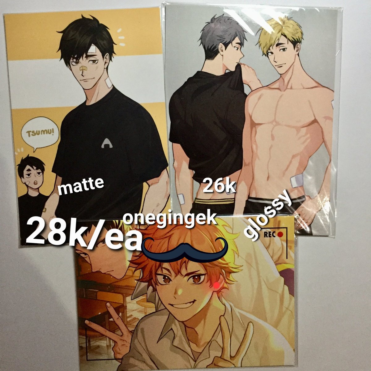 0x0martid's tweet photo. Wts BU 

- Perkertasan official dan non offi dr fandom haikyuu, jujutsu kaisen, tokyo revengers, yoshiden (csm) 
- 💰 2.060k 
- DP 2.000k 🍊 60k / free admin&amp;pack
- kalo mau dp 80% bisa tapi dikenakan admin 
- scroll ya

#warunganime #warunghq #warungjjk #warungcsm #warungtokrev https://t.co/qvRgrwl8D5