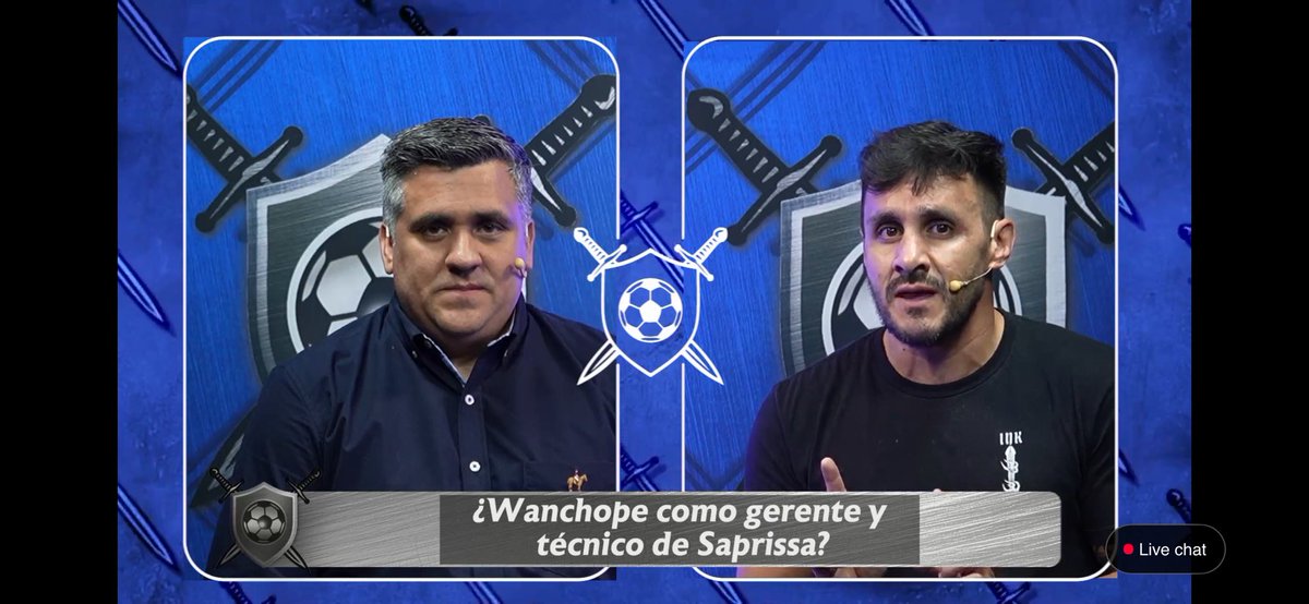 Señor programa es Muerte Subita…!!

<a href="/JosueQuesada17/">Josué Quesada.</a> 
<a href="/ferlin_fuentes/">Ferlin Fuentes</a> 
<a href="/alfaroperiodist/">José Pablo Alfaro R.</a> 
#AdrianaGentilini
#AntonioAlfaro
#RubenRodriguez