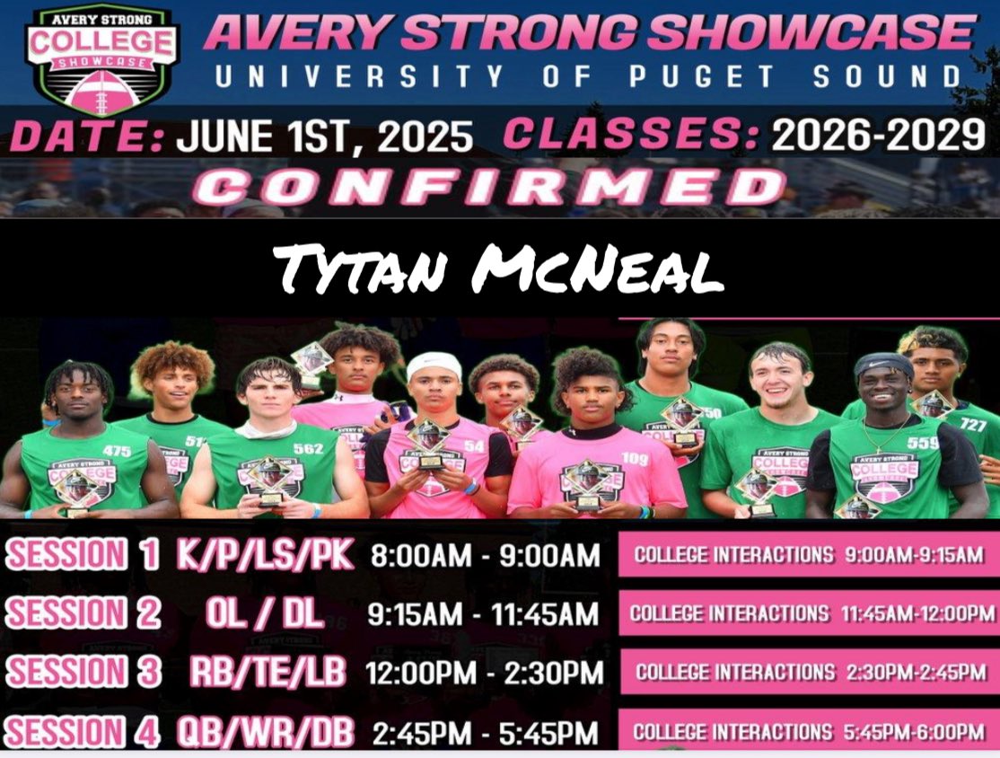 Thanks for the opportunity to compete <a href="/AveryShowcases/">Avery Strong Showcases</a>