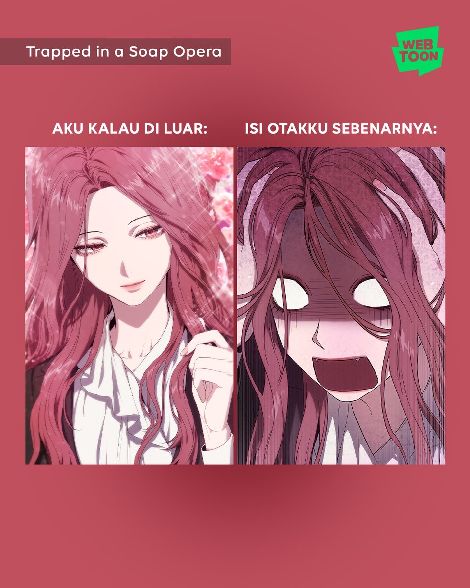 Di luar baik-baik aja, padahal sebenernya di dalem berantakan! 😭 Siapa yang sering gini?

👉🏼webtoons.onelink.me/Jzmu/c93daml5

Kalau relate sama Jia, baca 'Trapped in a Soap Opera' sekarang di #WEBTOONID #TrappedinaSoapOperaWebtoon