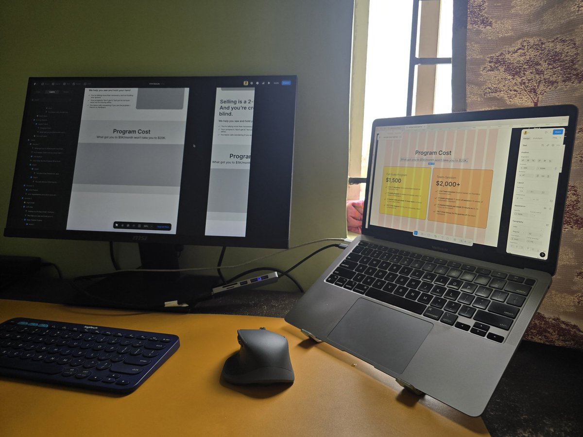 New website launching tomorrow 🔥

Figma to Framer drama for the morning.

We increased the price from $800 to $1500 for this month, with all the value that was being provided and the demand.

More updates on the website soon!