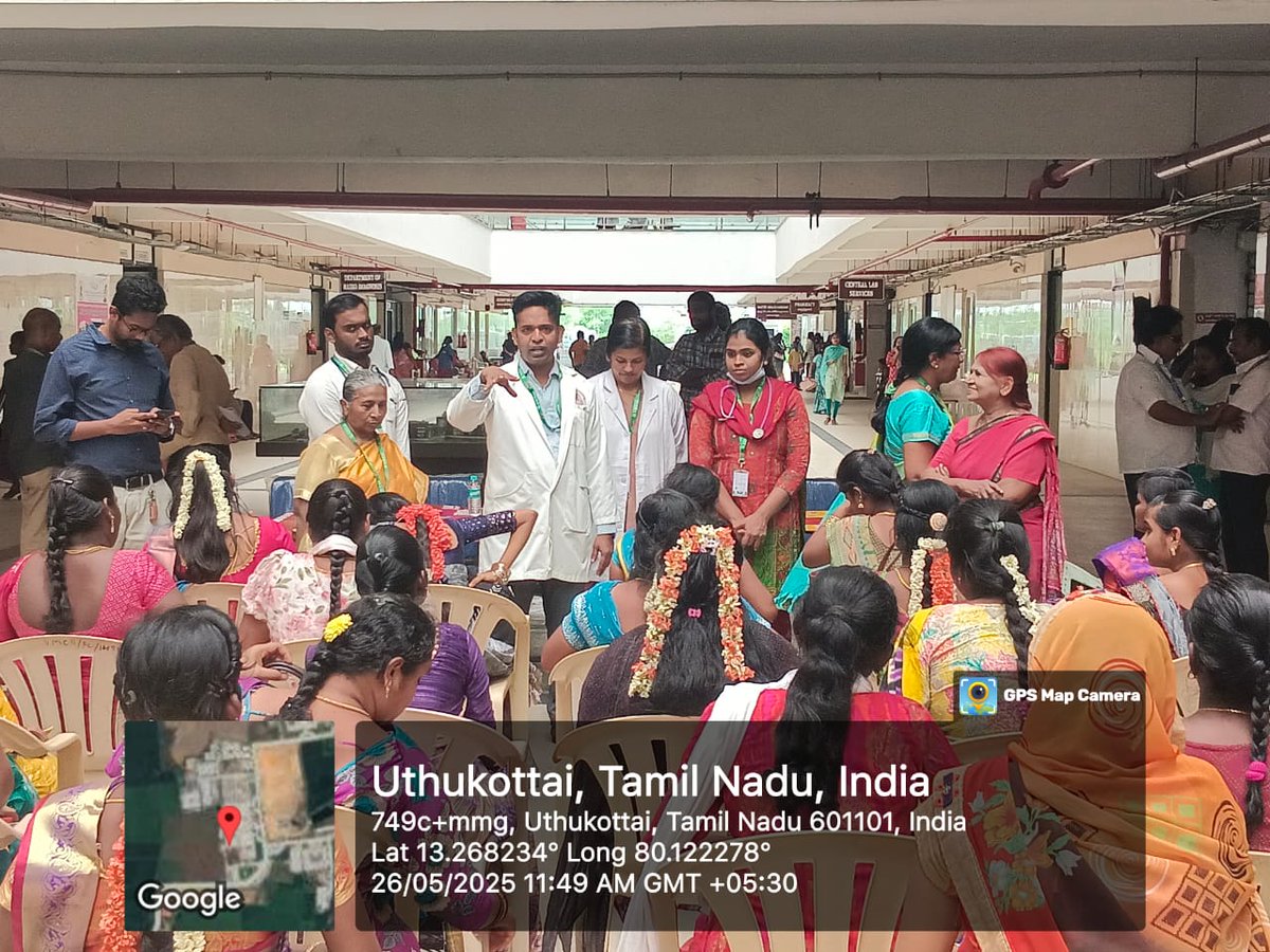 VMCH_official's tweet photo. Vels Medical College and Hospital Conducts “Samuthaya Valaikappu” for Antenatal Mothers

25/5/25 Vels Medical College and Hospital (VMCH) successfully organized a special community baby shower function titled “Samuthaya Valaikappu inagurated by Dean VMCH and OBG department https://t.co/v2y2S0lEeW
