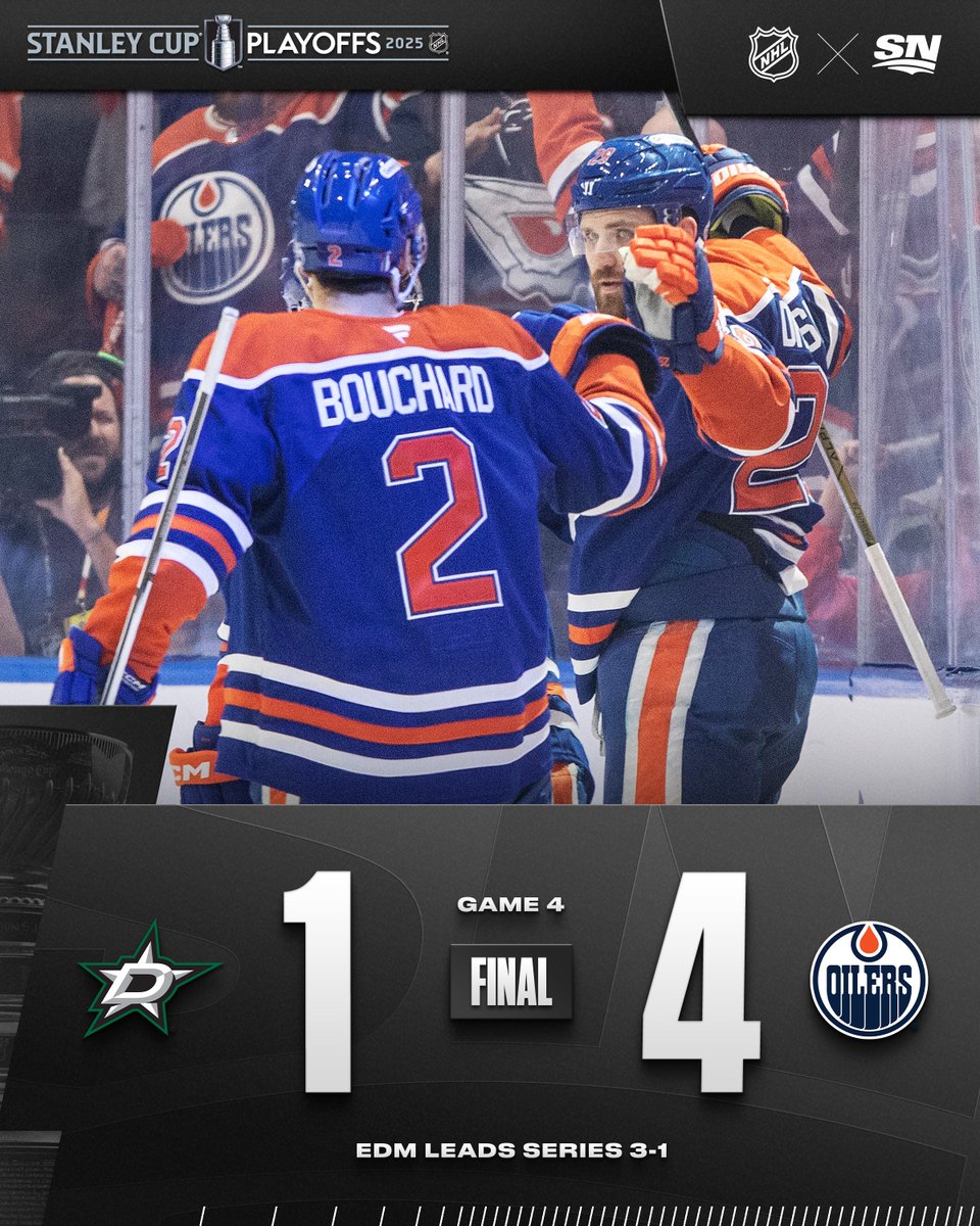 THE EDMONTON OILERS ARE ONE WIN AWAY FROM RETURNING TO THE STANLEY CUP FINAL! 😤