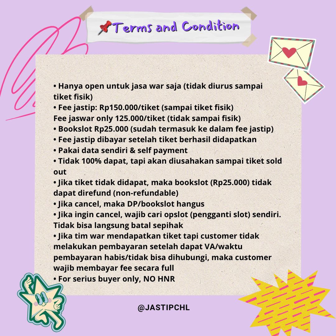 JASTIPCHL's tweet photo. 🖇️Open jastip D.O in Jakarta 🖇️

✅Trusted
✅Pakai data sendiri &amp; selfpayment
✅Evoucher langsung masuk ke email cust
📨 Only 6 slot https://t.co/N1UCM2Ilx0