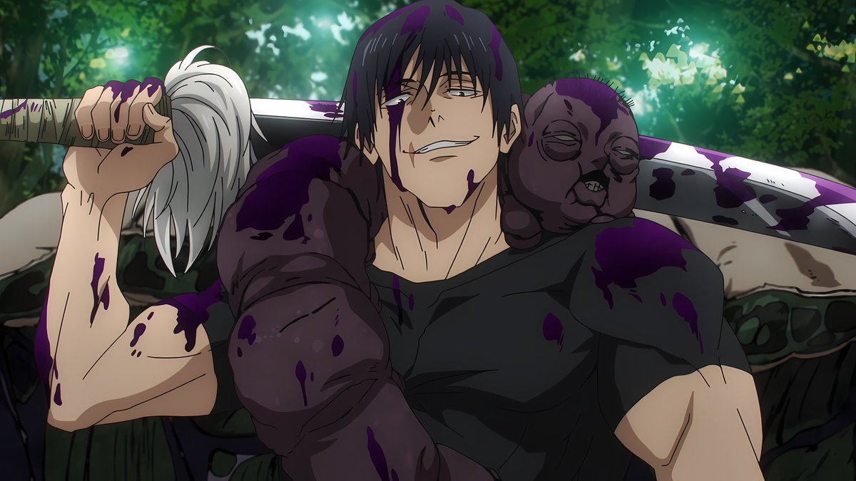 Go_Jover's tweet photo. Toji's VA Takehito Koyasu heartfelt msg: 
Toji Fushiguro really felt like a man who was like a meteor pulled in by gravity. Because he was a fleeting past that burned brightly for a moment and then vanished. But maybe that’s exactly why I, as his va, can’t help but wish that he would stay in someone’s memory. He truly lived. I’d be happy if this movie helps people remember him once more.